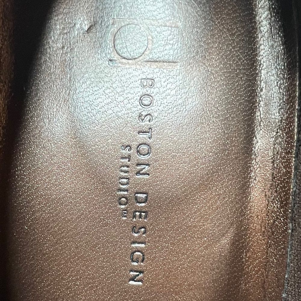 Boston Design Studio Water Resistant Low Heel Leopard Bootie 8 - Picture 9 of 10